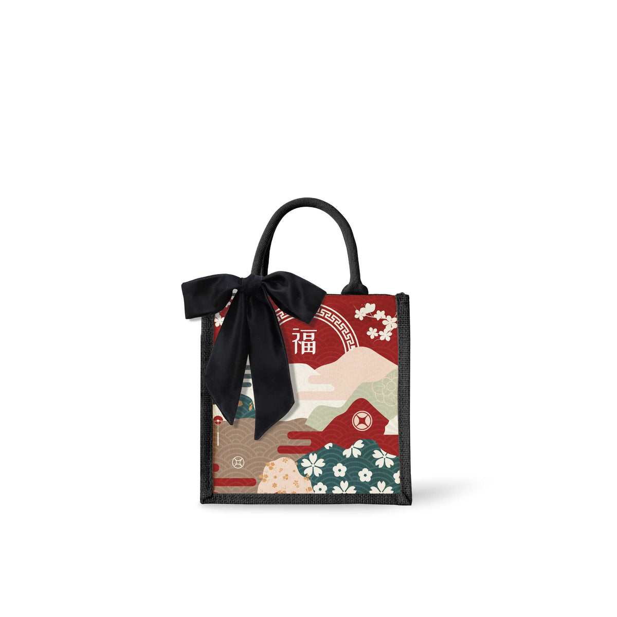 Fortune Garden (Red Design) Tote Bag