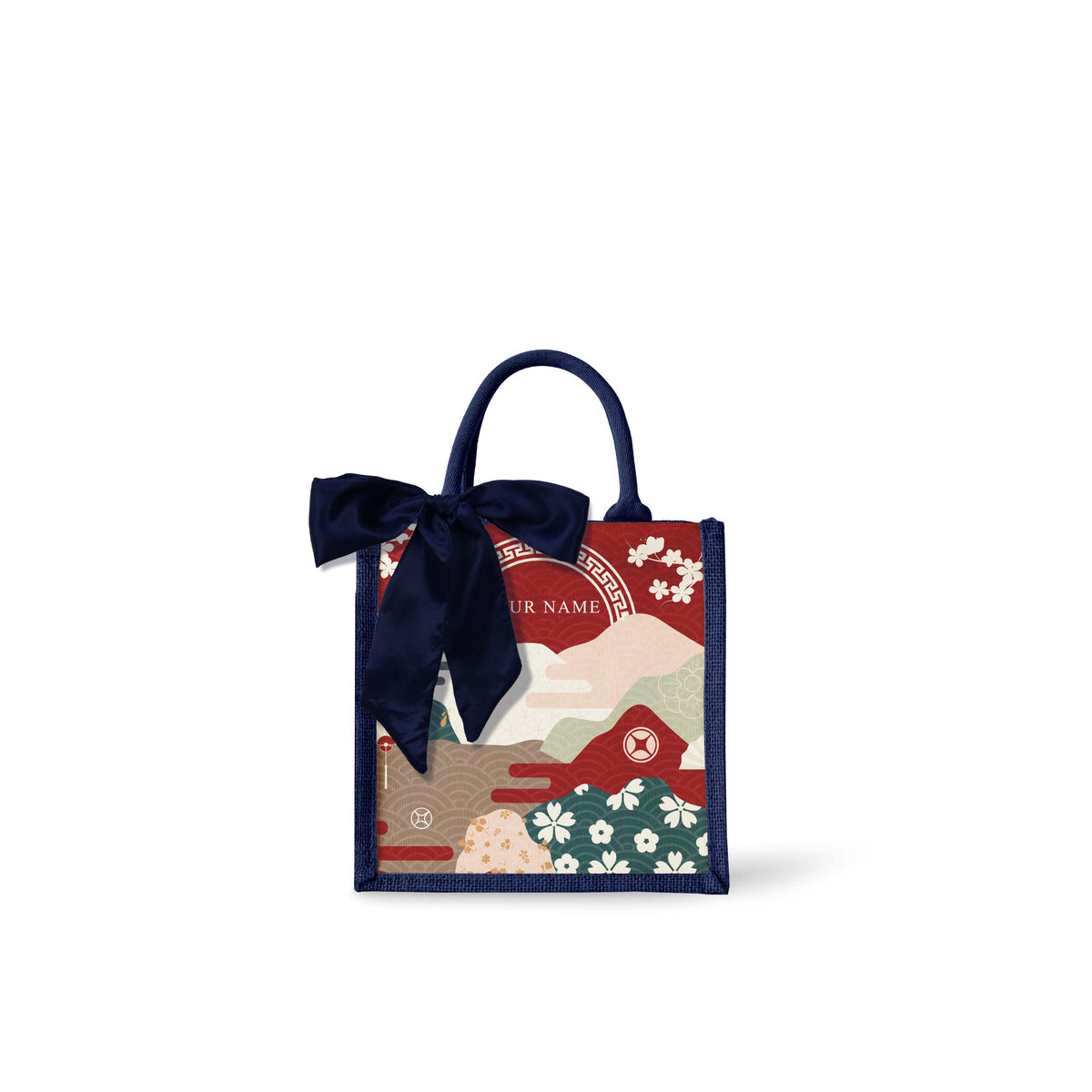 Fortune Garden (Red Design) Tote Bag