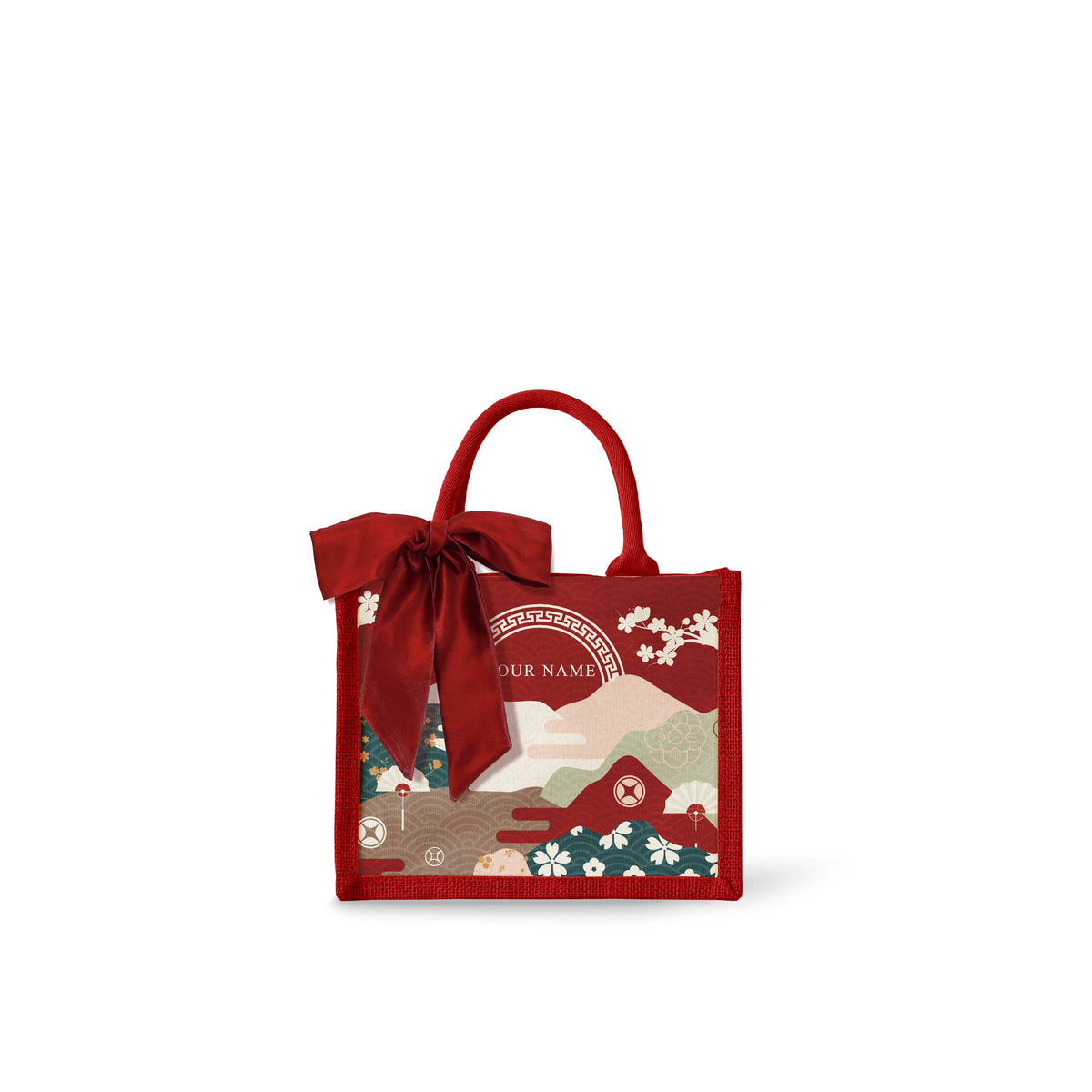 Fortune Garden (Red Design) Tote Bag