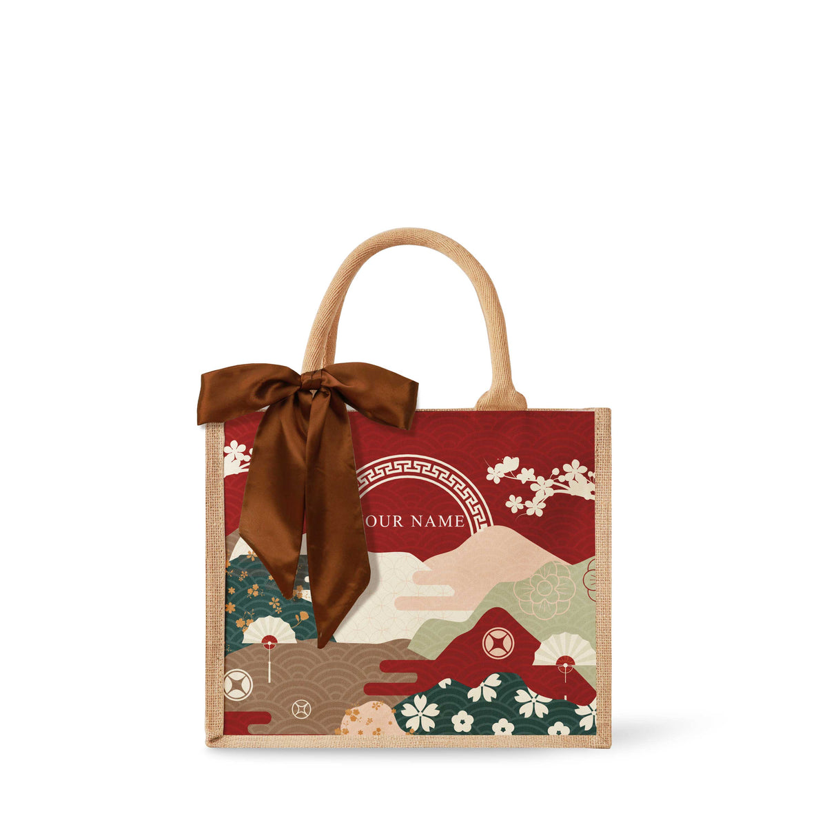 Fortune Garden (Red Design) Tote Bag