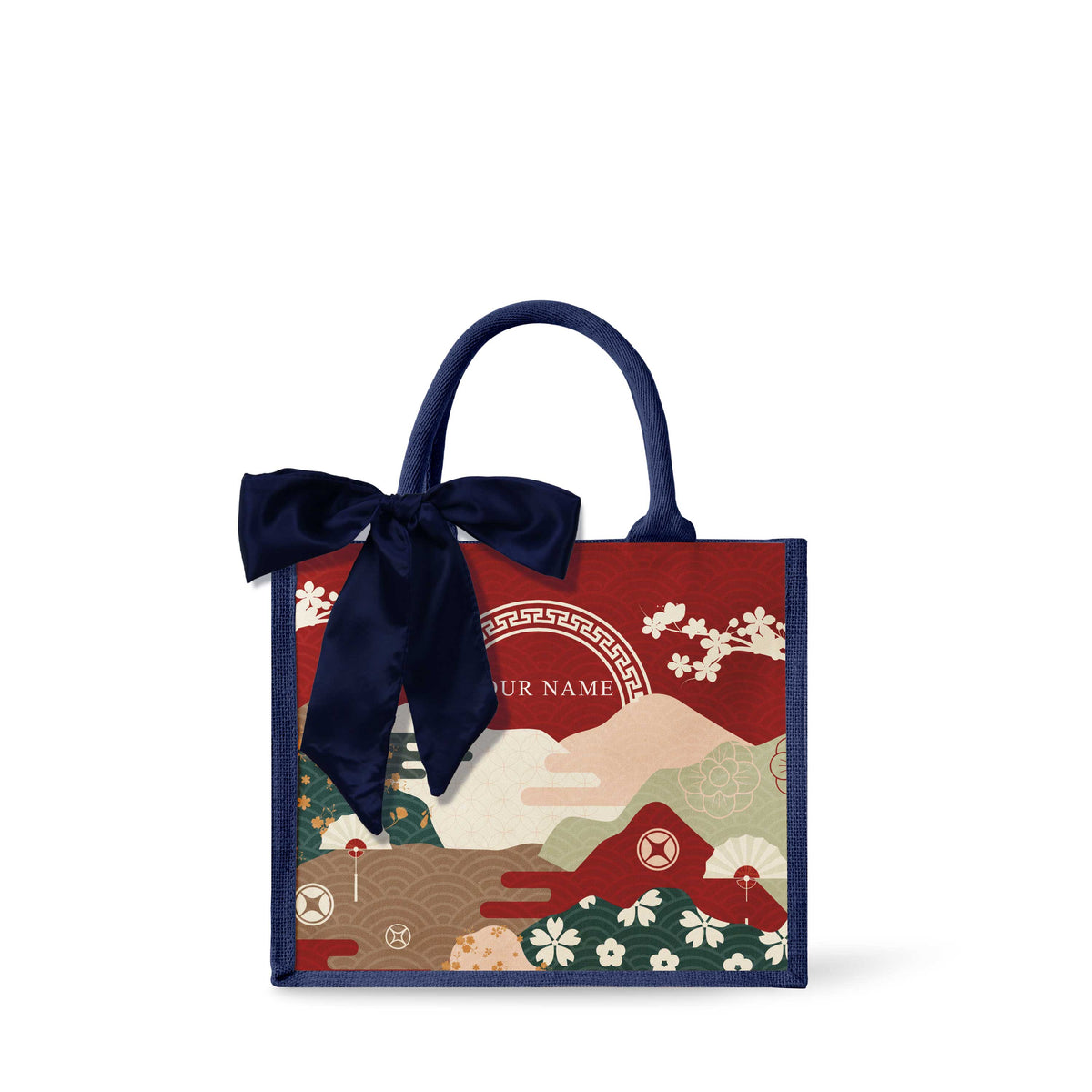 Fortune Garden (Red Design) Tote Bag