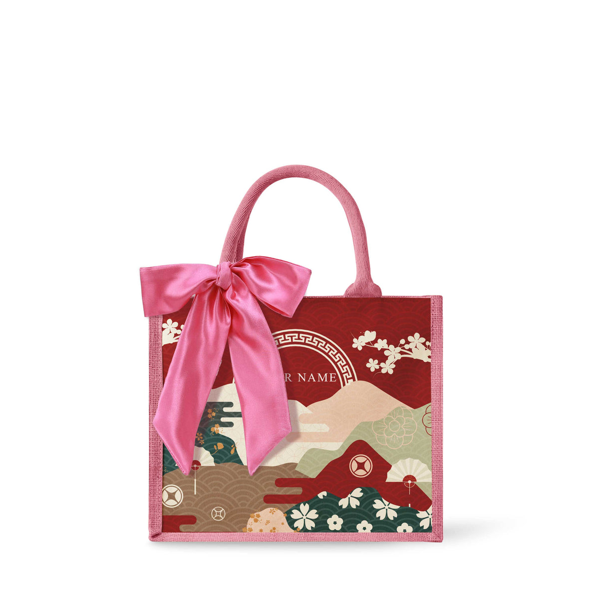Fortune Garden (Red Design) Tote Bag