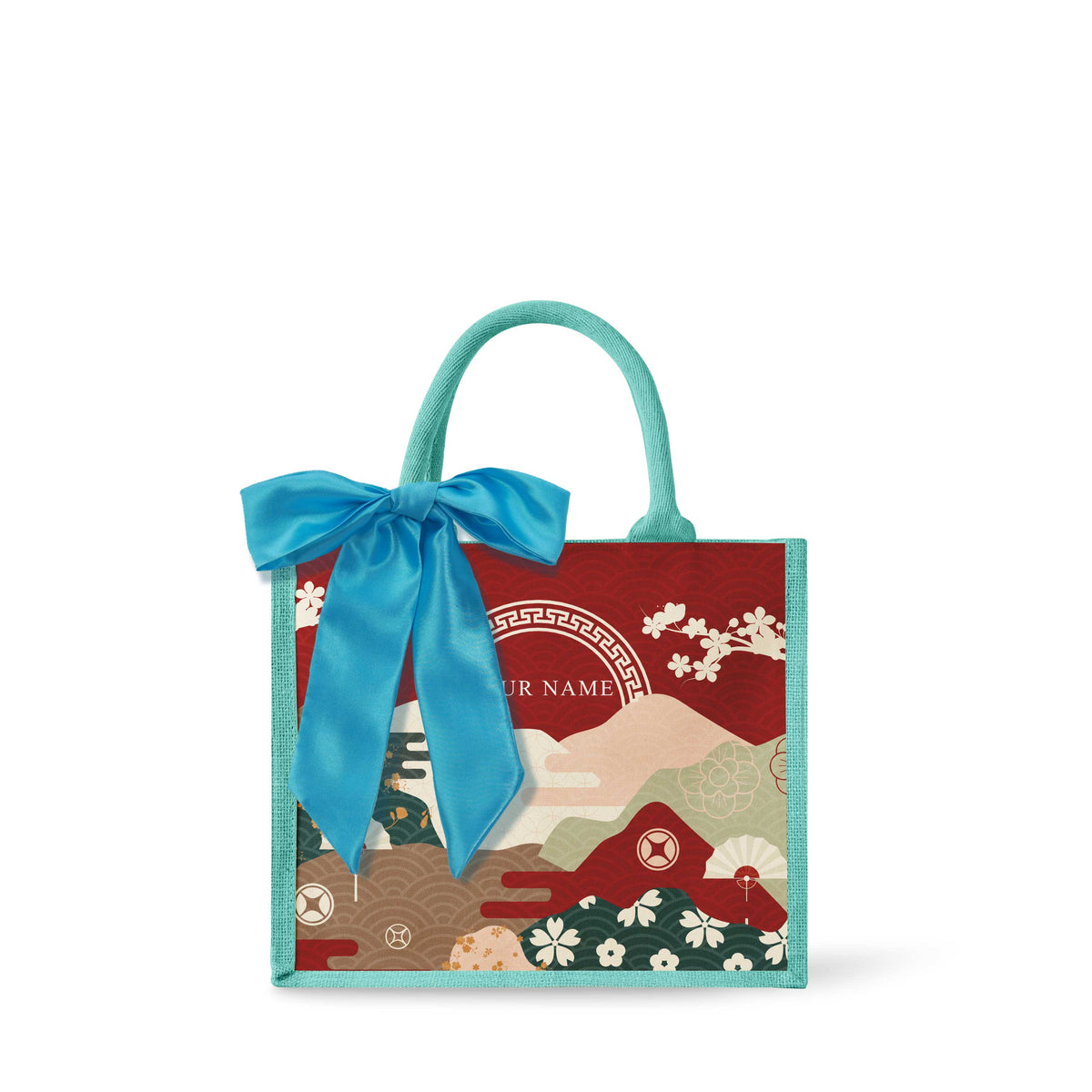 Fortune Garden (Red Design) Tote Bag