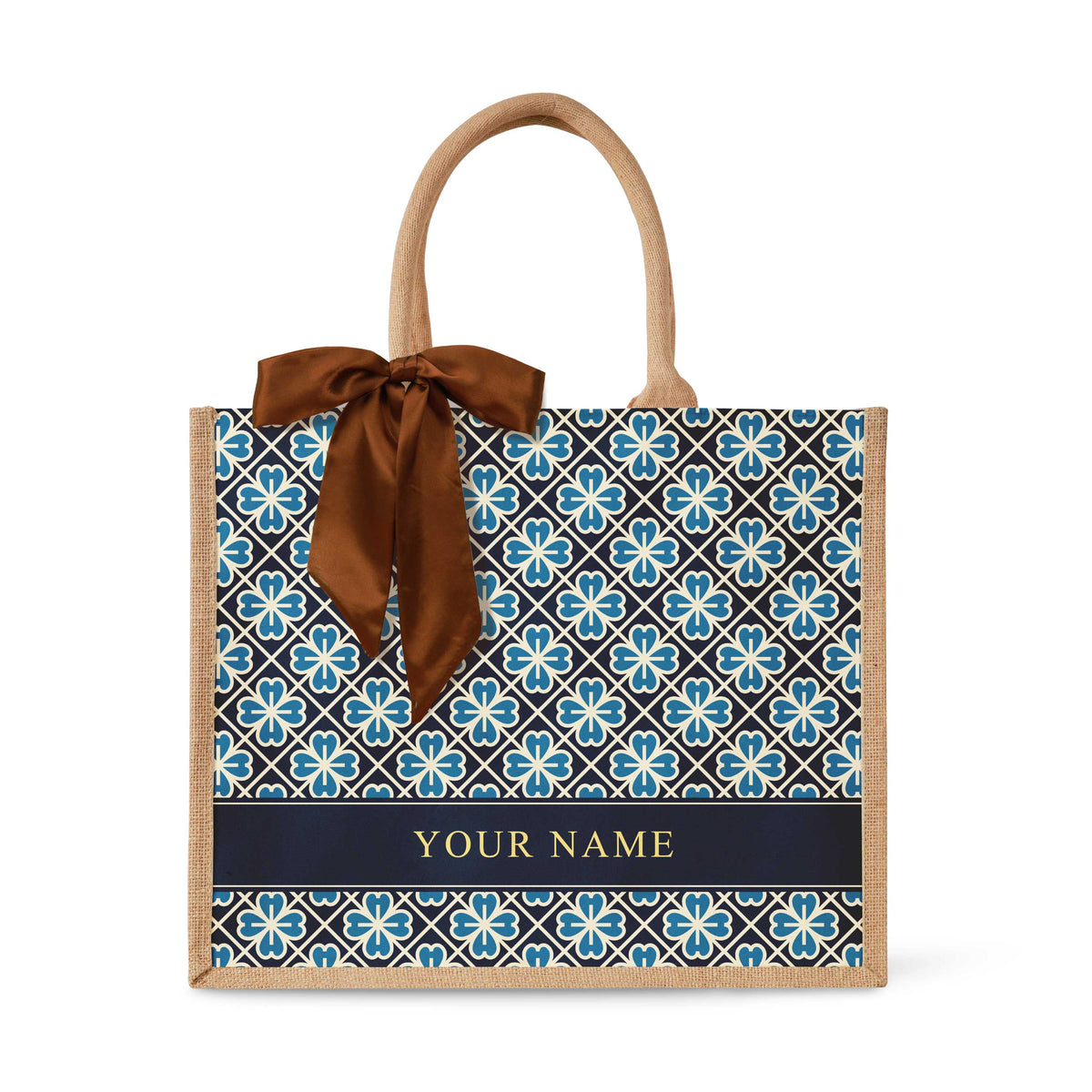 Lucky Jade (Navy Design) Tote Bag