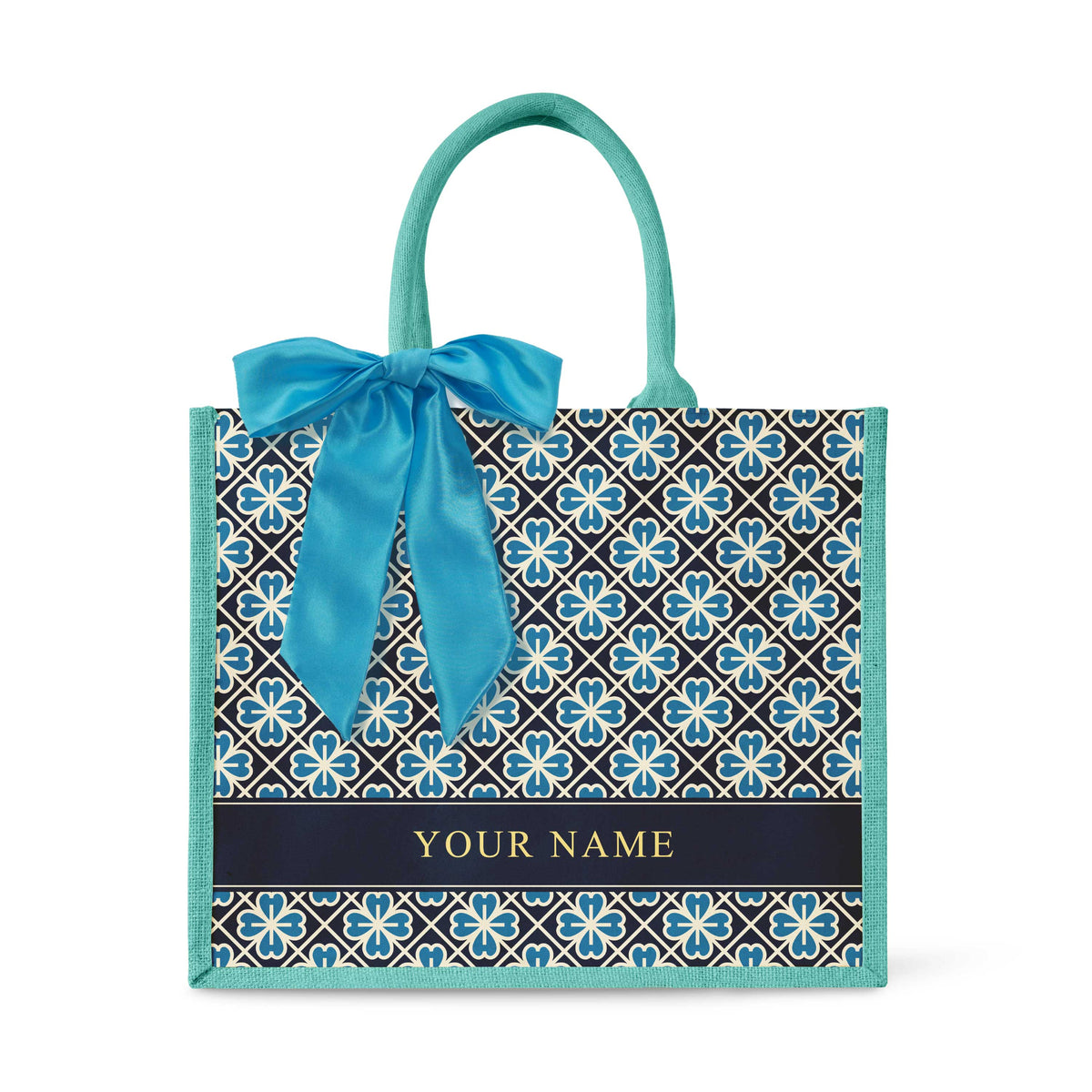 Lucky Jade (Navy Design) Tote Bag