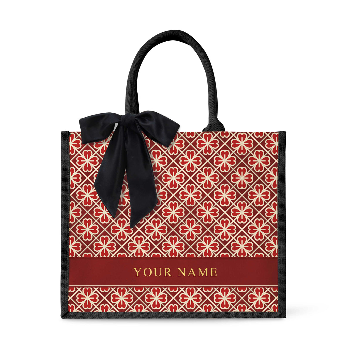 Lucky Jade (Red Design) Tote Bag