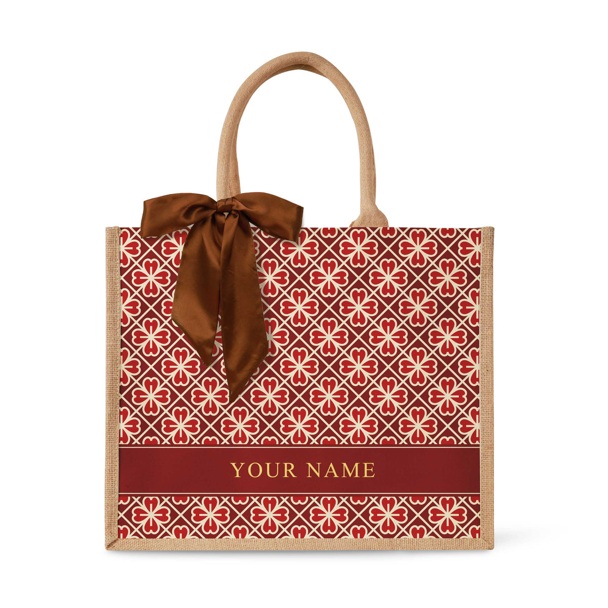 Lucky Jade (Red Design) Tote Bag