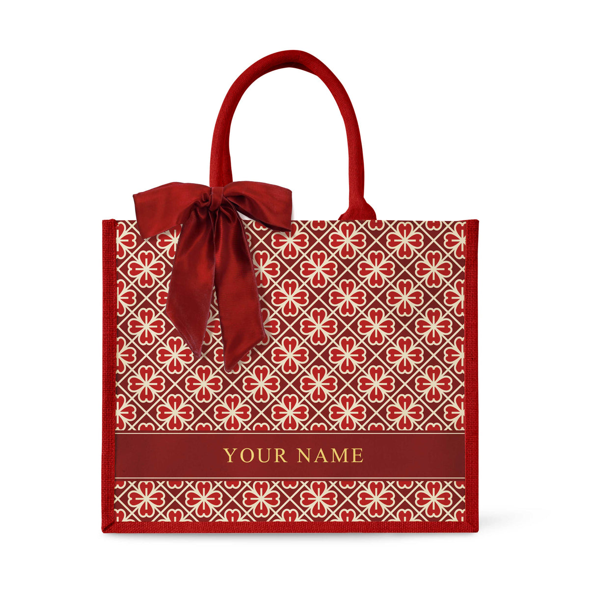 Lucky Jade (Red Design) Tote Bag
