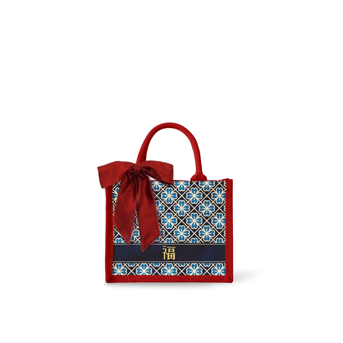 Lucky Jade (Navy Design) Tote Bag
