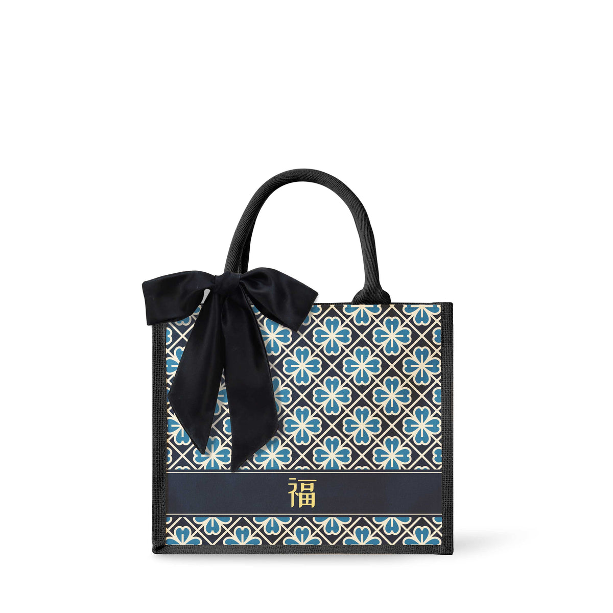 Lucky Jade (Navy Design) Tote Bag