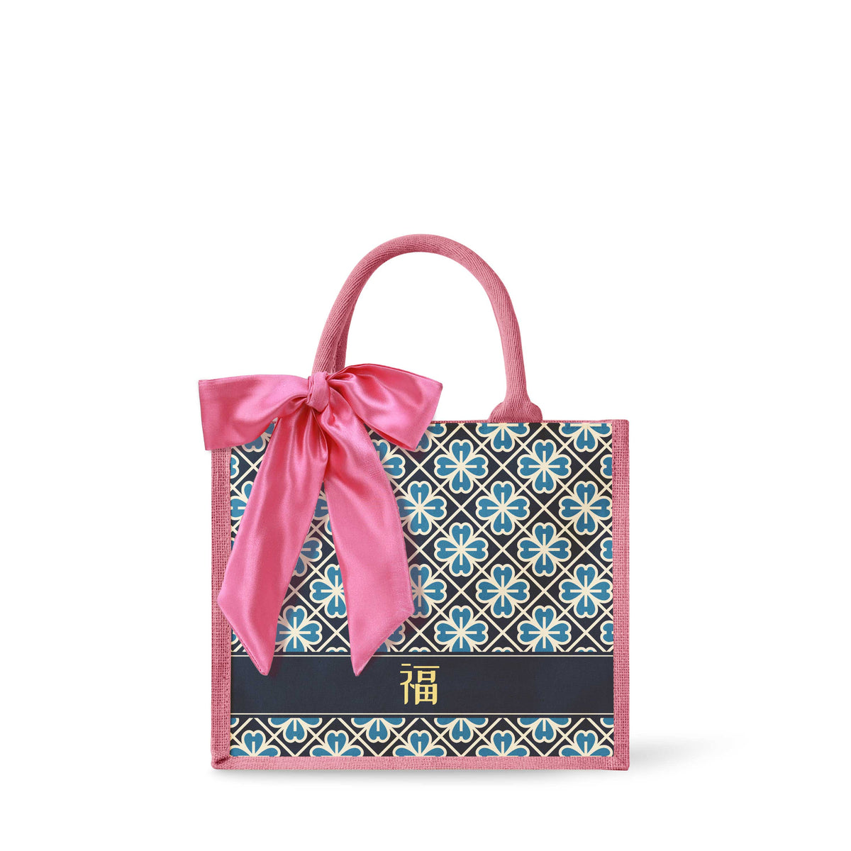 Lucky Jade (Navy Design) Tote Bag