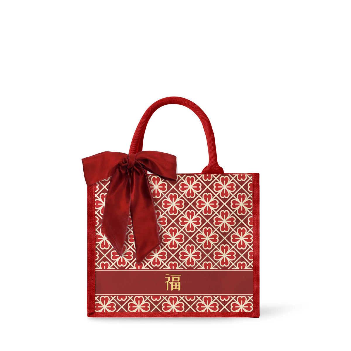 Lucky Jade (Red Design) Tote Bag