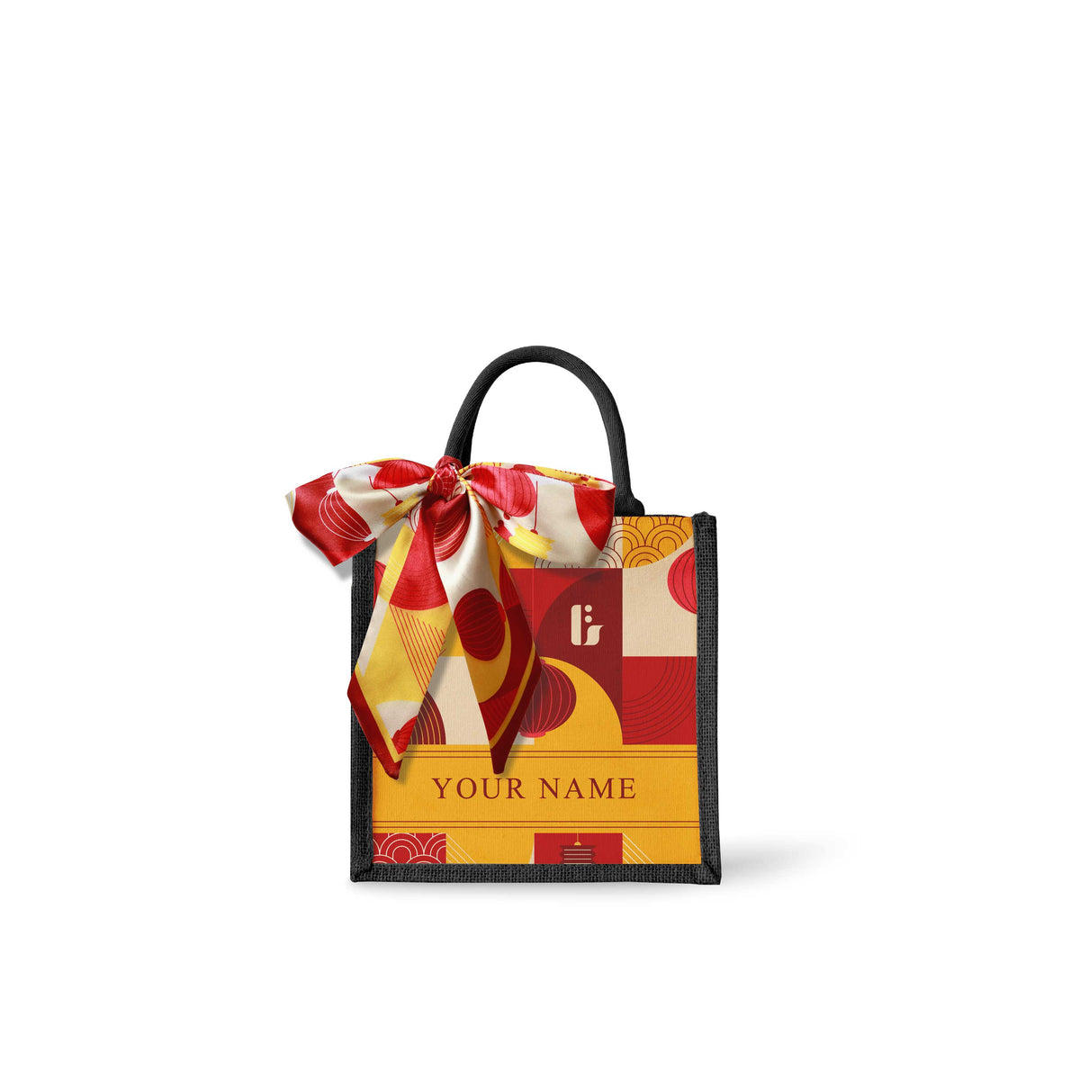 Lunar Blessing (Red Design) Tote Bag