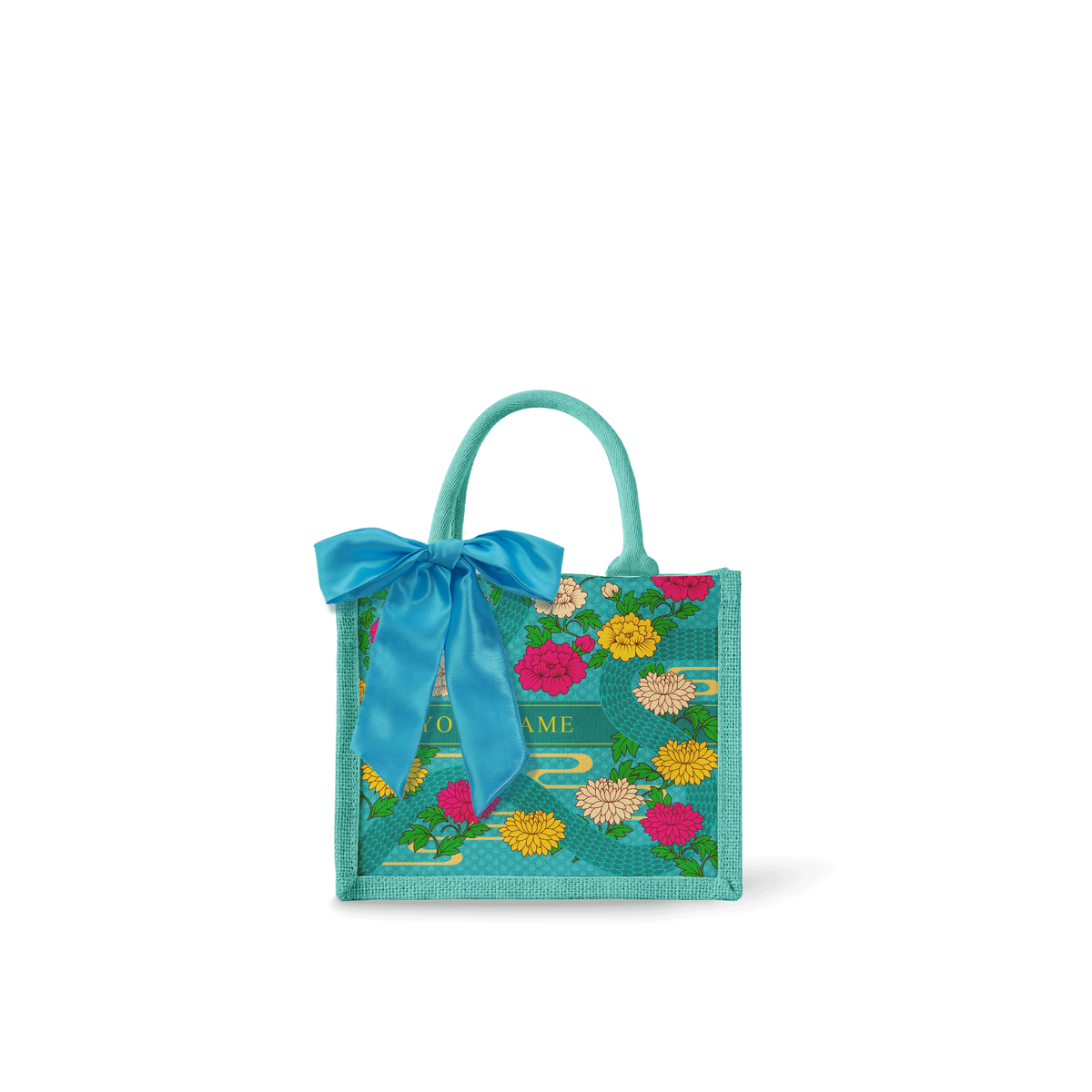 Floral Snake - Tote Bag