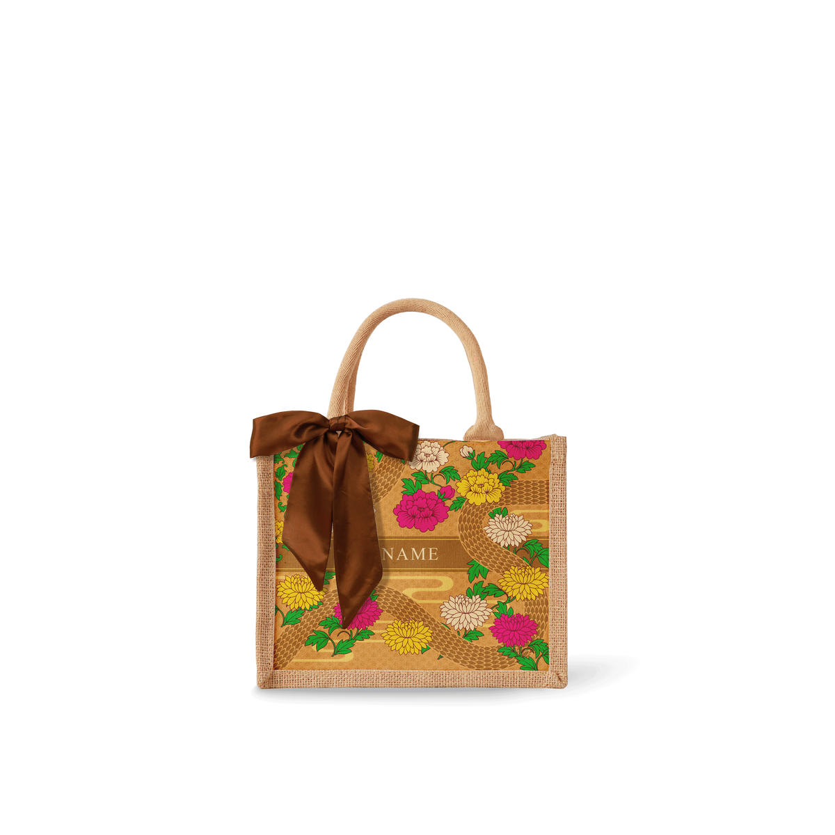 Floral Snake - Tote Bag