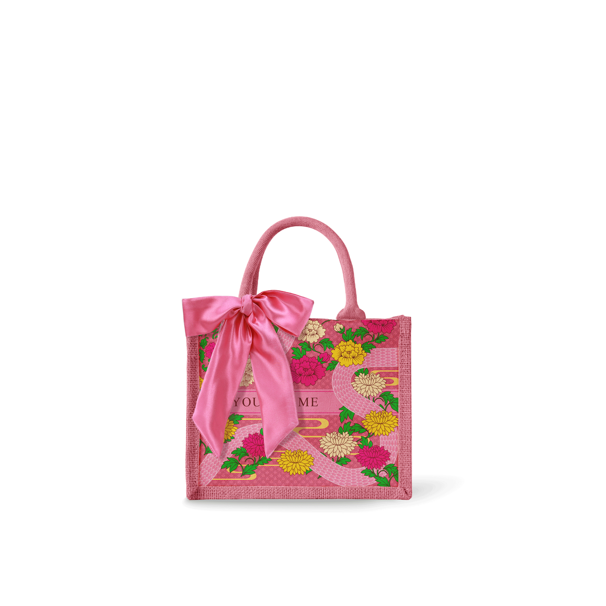 Floral Snake - Tote Bag