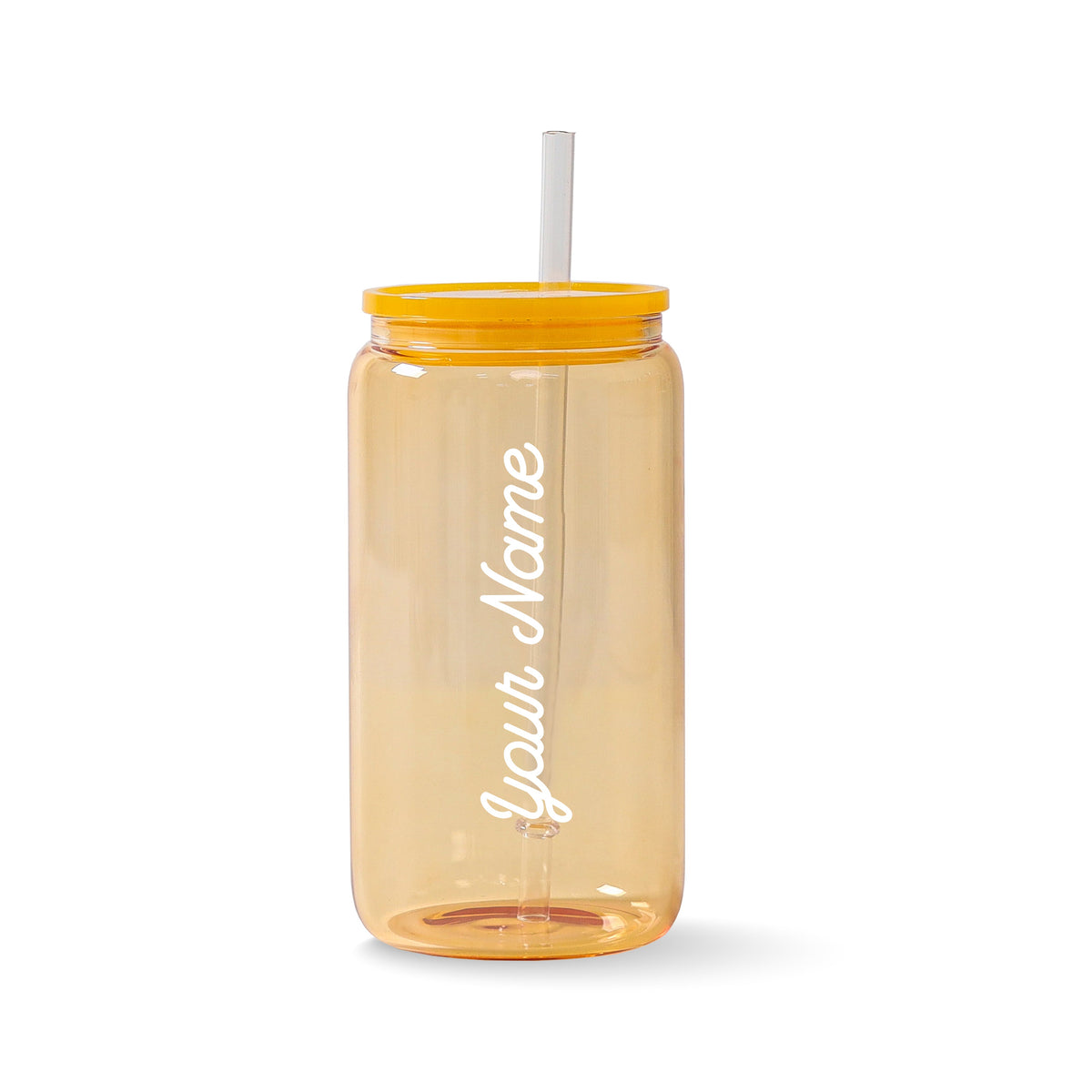 Kara Cup Glass - Orange