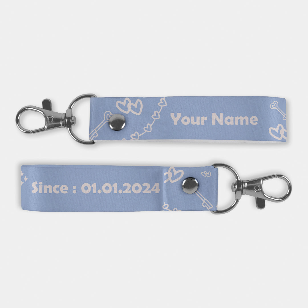 Couple Series “Couple Since” Keychain Lanyard (Add Name)
