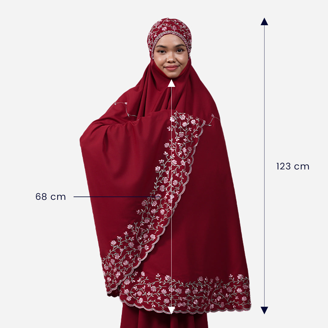 Dang Anum Series - Ancient Dusty Pink Telekung