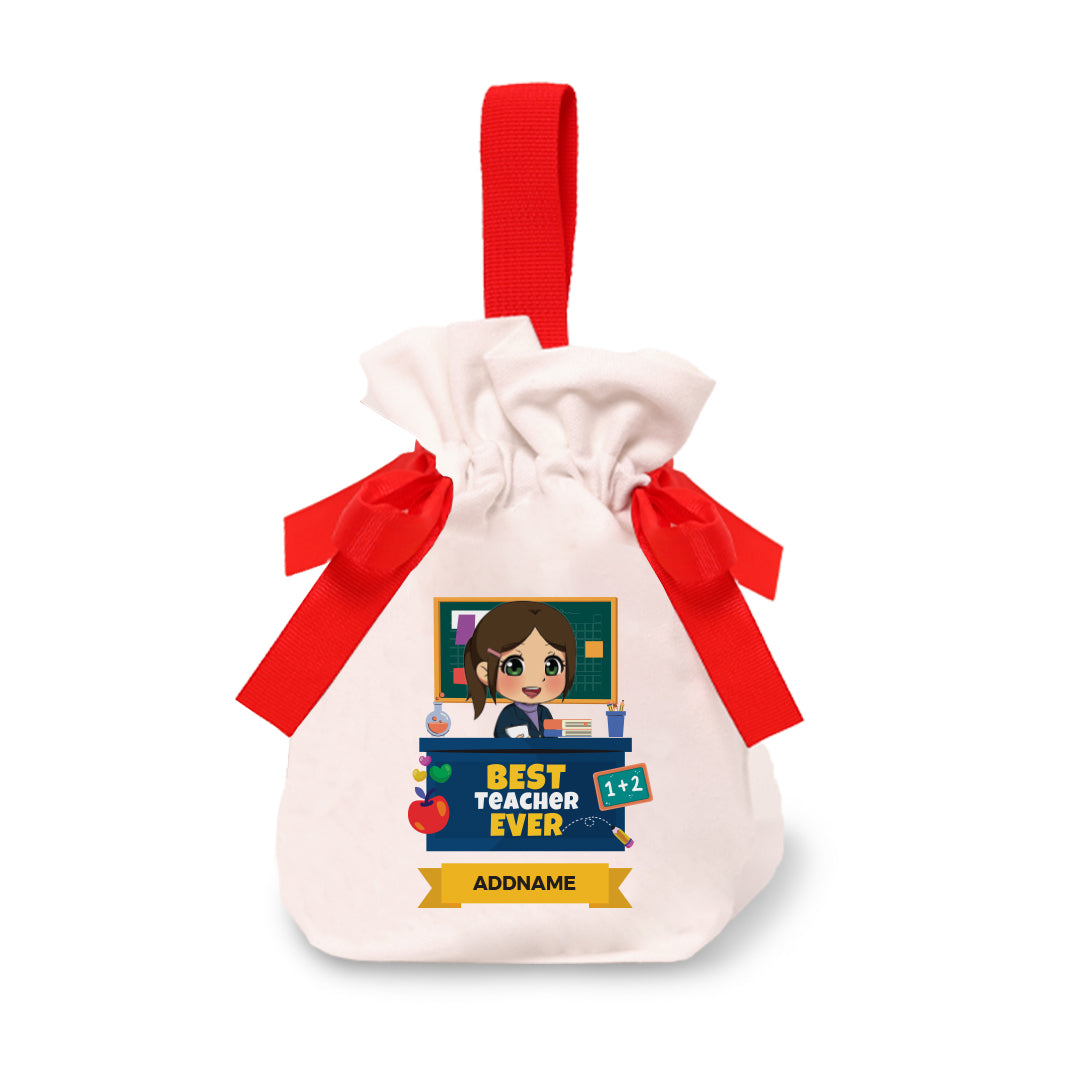 Chibi Teacher - Ribbon Pouch