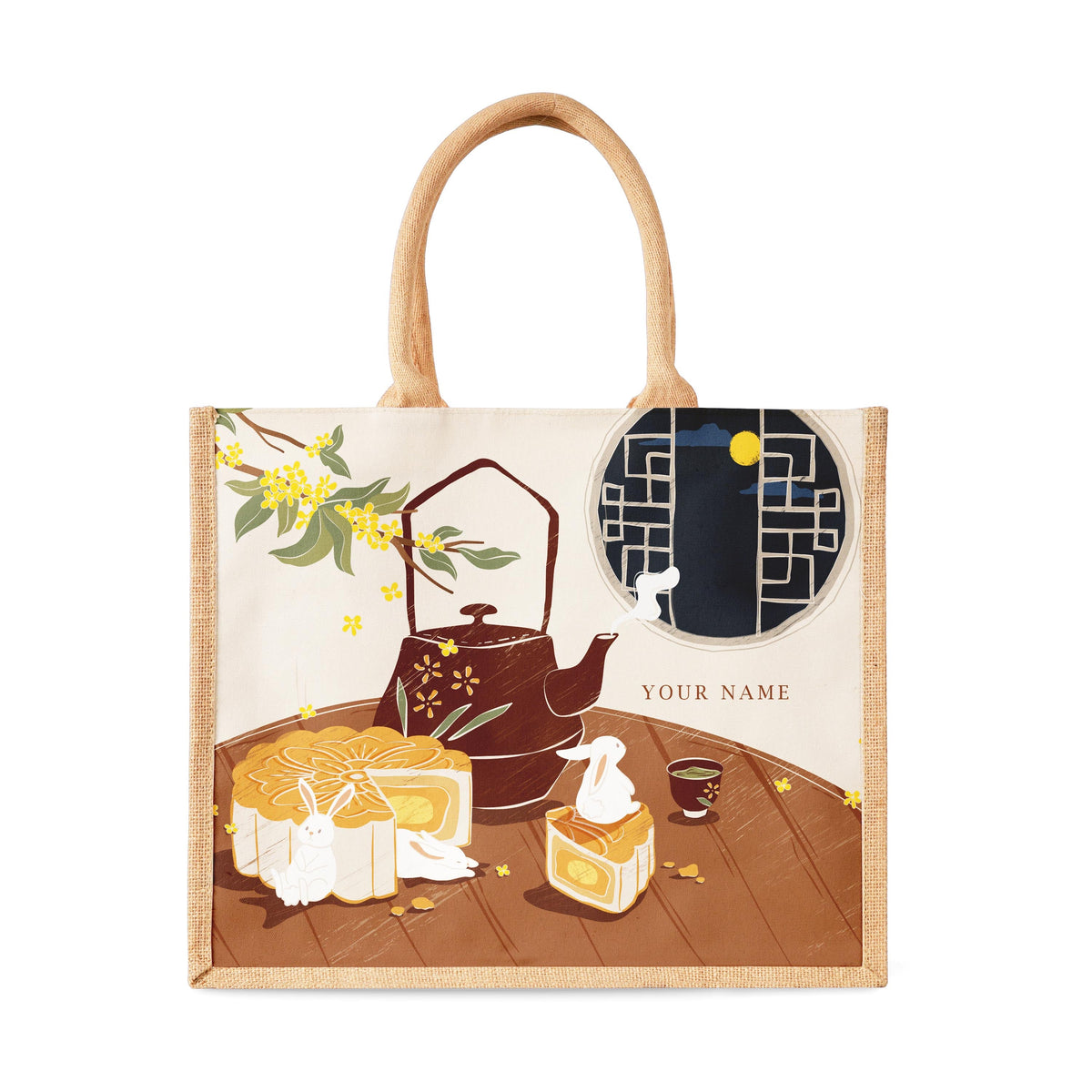 Mooncake And Teapot - Tote Bag