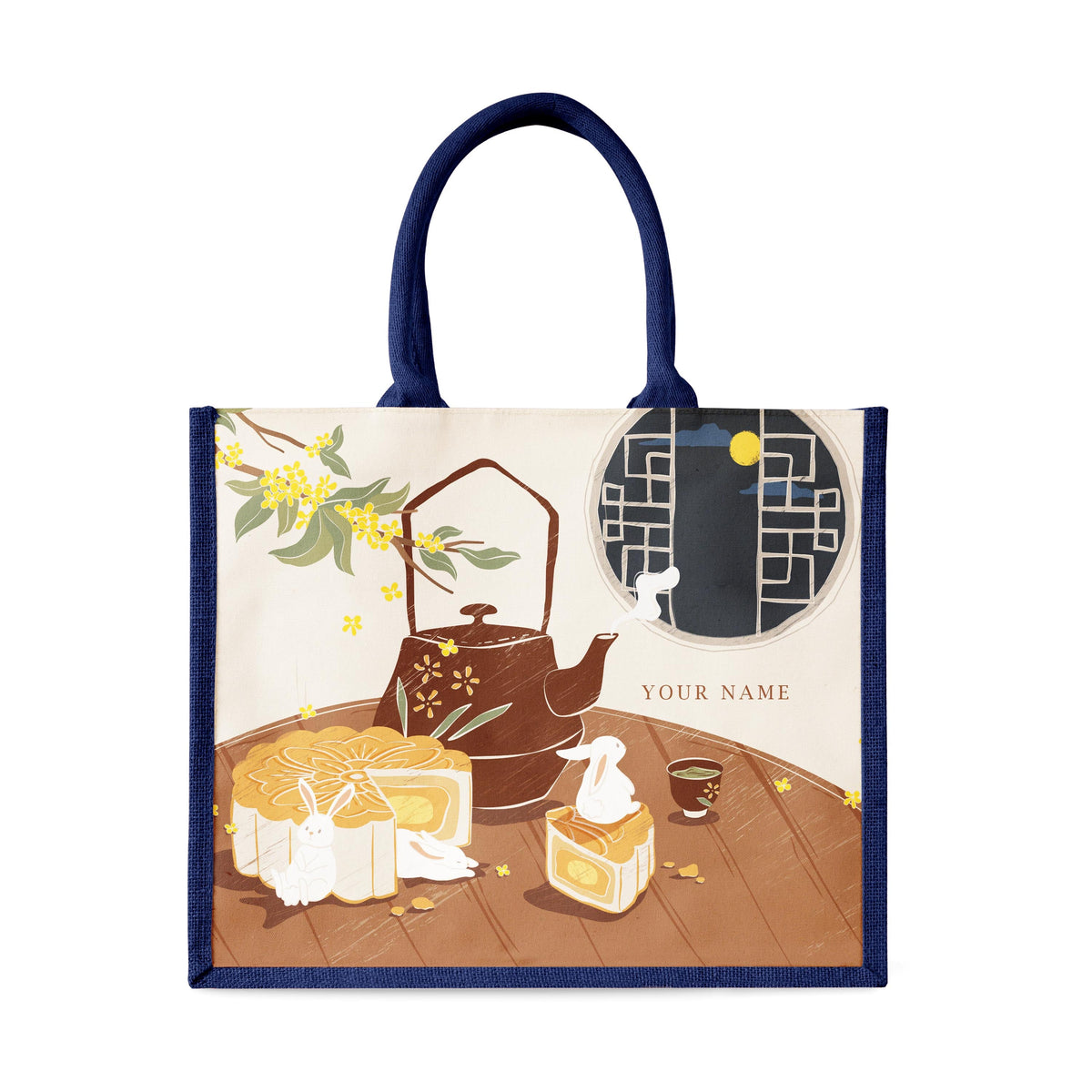 Mooncake And Teapot - Tote Bag