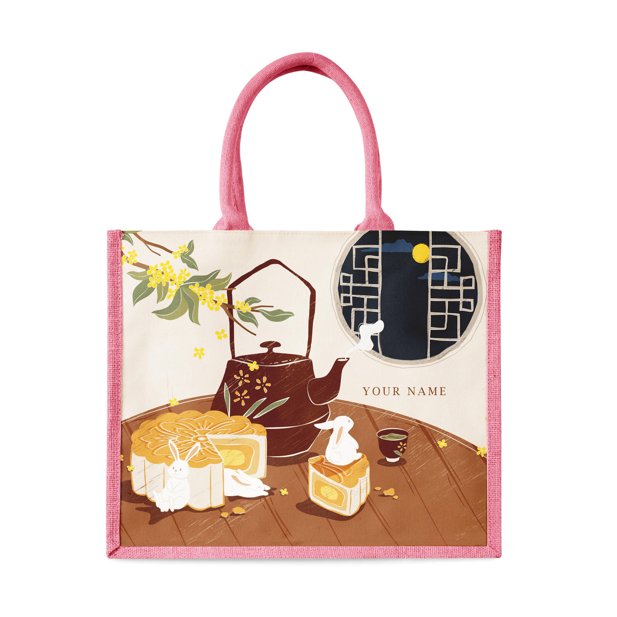 Mooncake And Teapot - Tote Bag