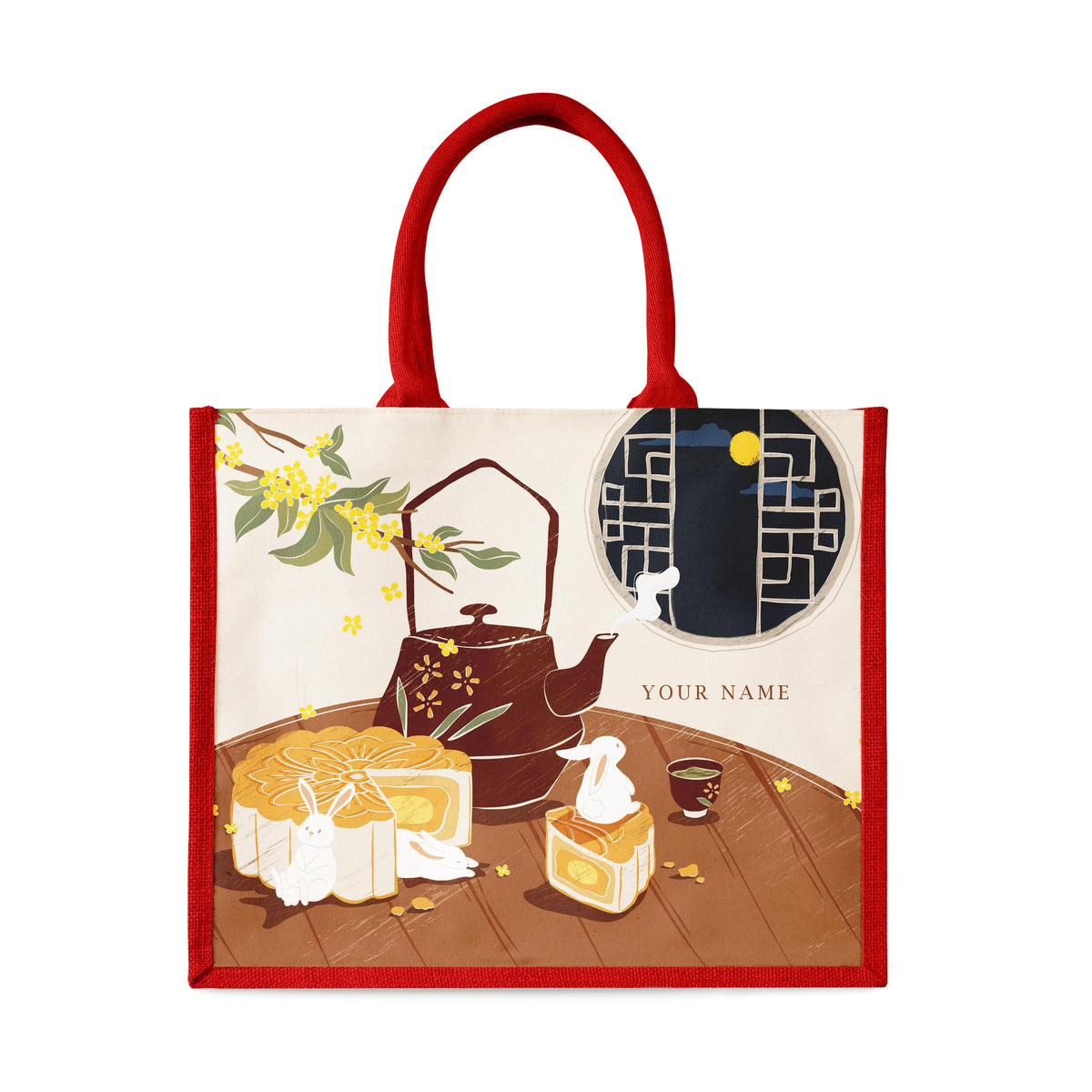 Mooncake And Teapot - Tote Bag