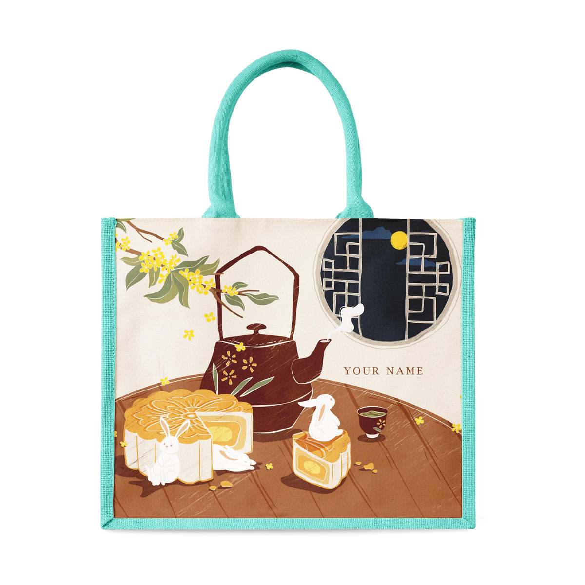 Mooncake And Teapot - Tote Bag