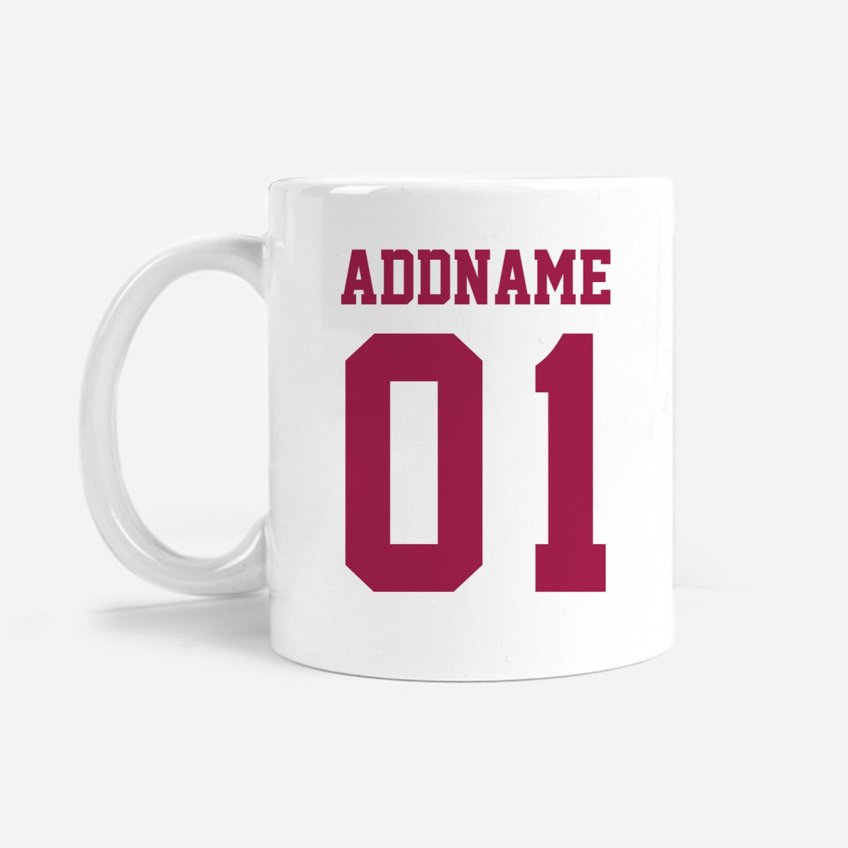 Barcelona Football Fan Mug Personalizable with Name and Number