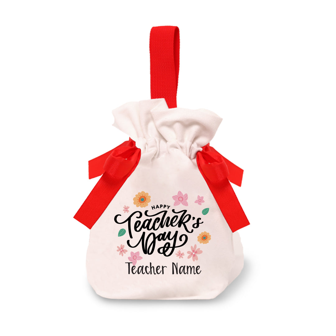 Teacher Quote 1 - Ribbon Pouch