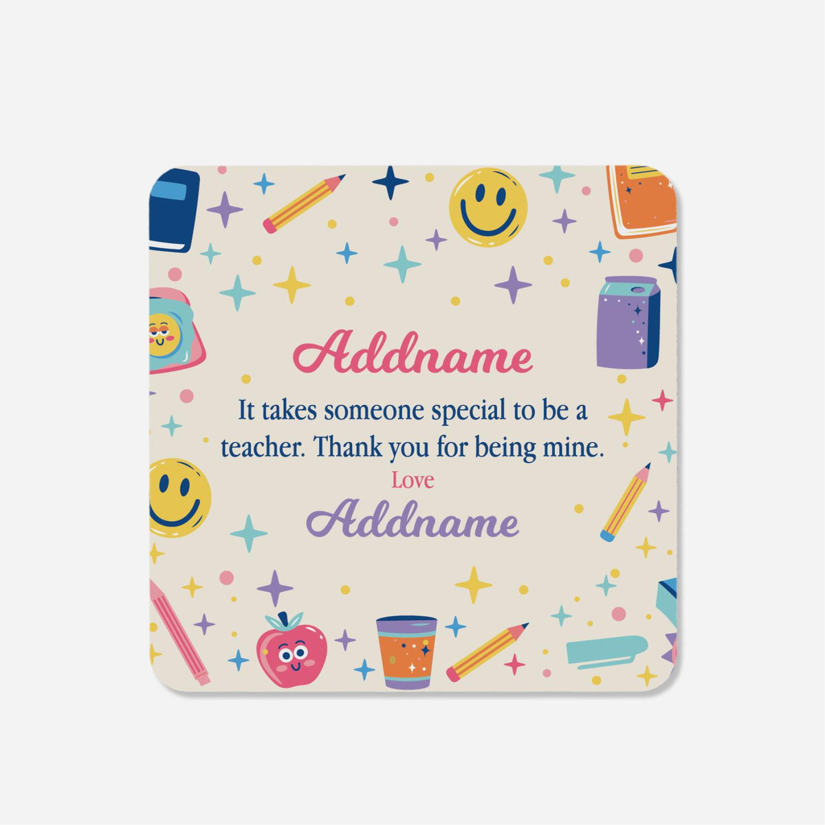 Special Teacher Quote - Coaster