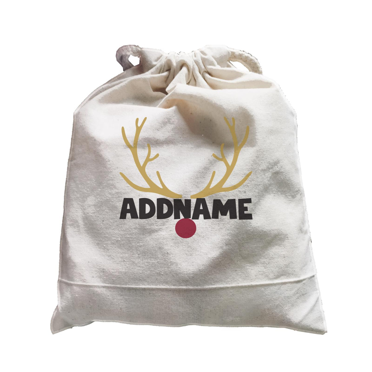 Xmas Rudolf Antler and Nose Satchel