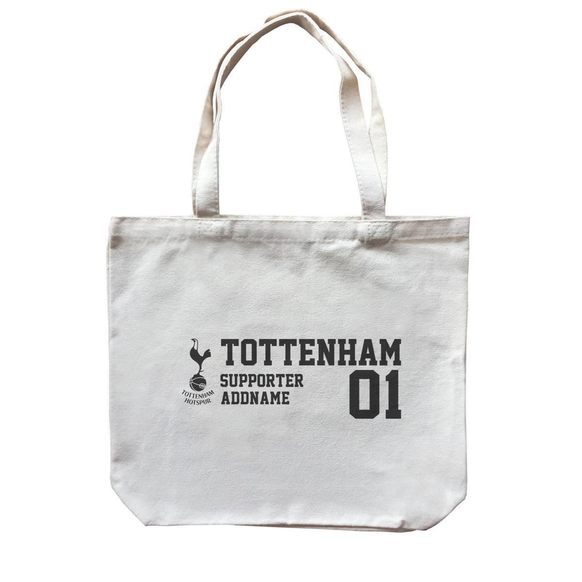 Tottenham Hotspur Football Supporter Accessories Addname Canvas Bag