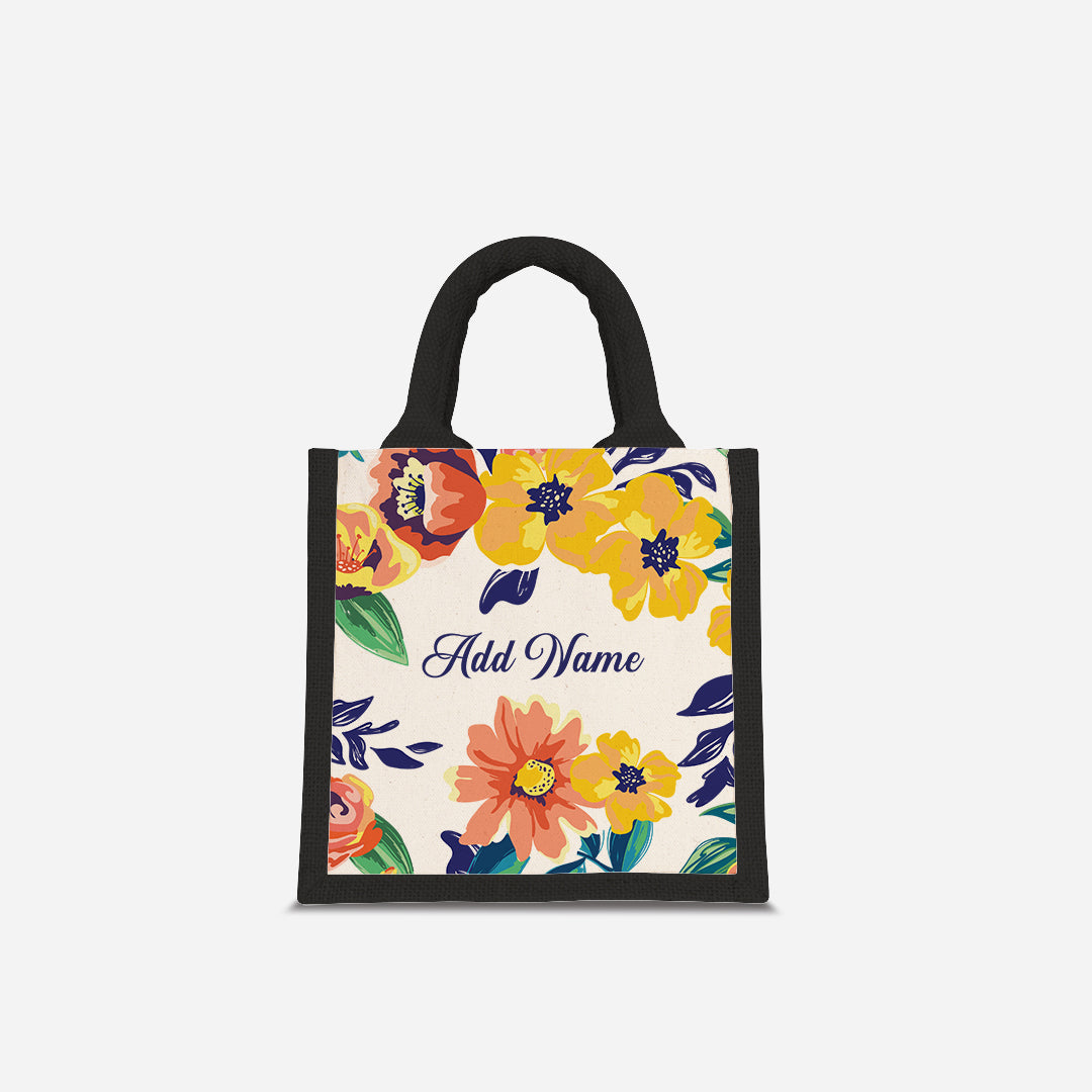 Deborah Series Half Lining Lunch Bag - Teal Black