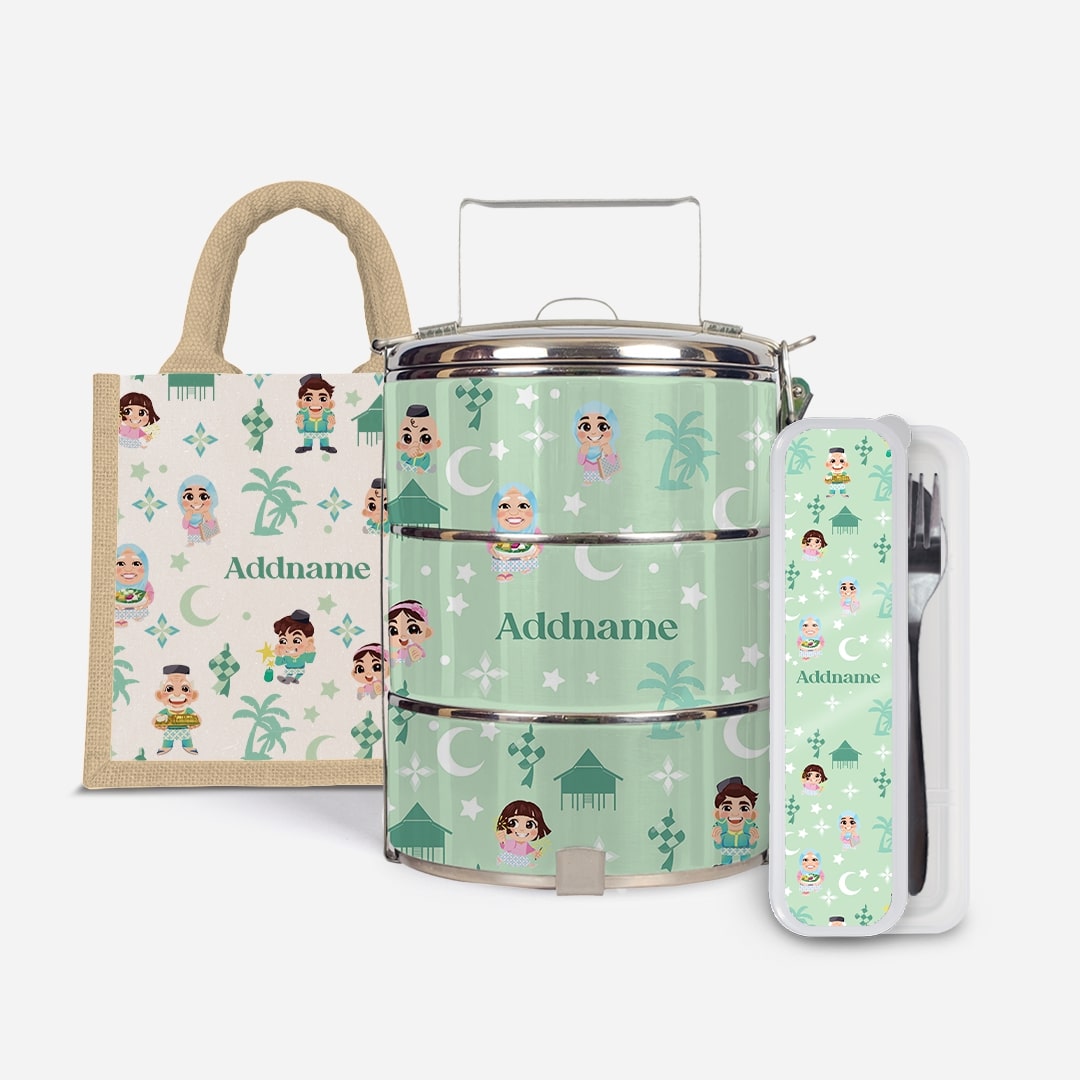 Seindah Lebaran Series - Set Kasih Pastel Green