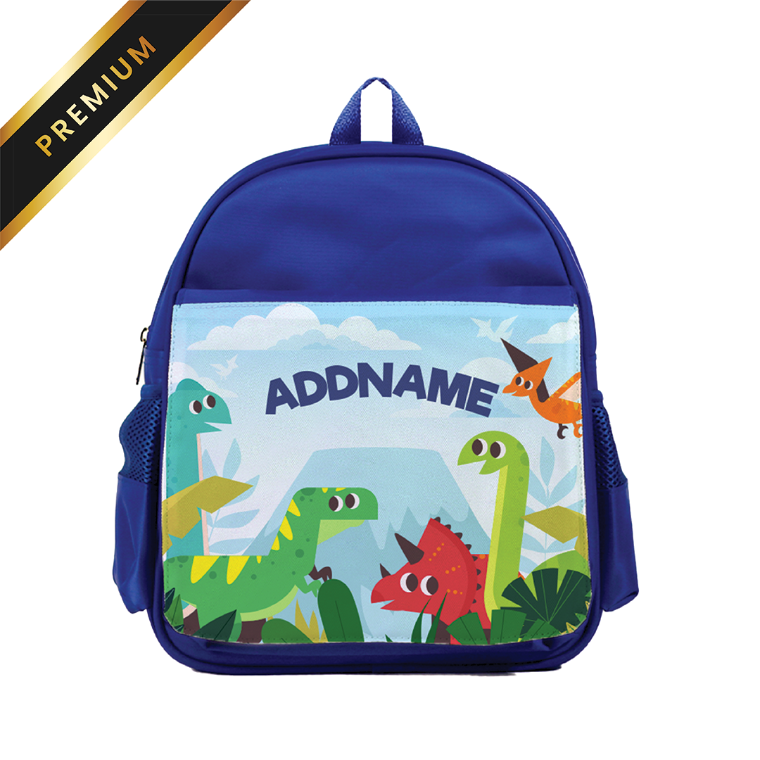 Dino Jungle Blue Premium Kiddies Bag