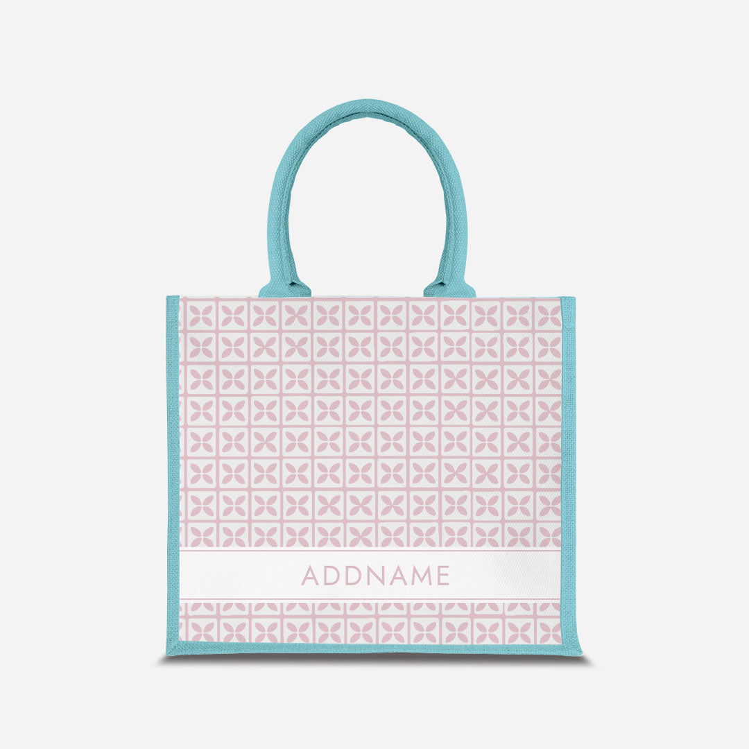 Kedah Rumaysa Jute Bag - Light Pink