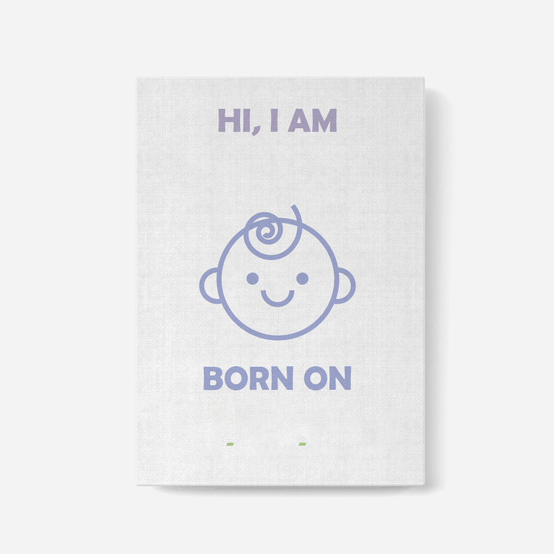 Dreamy Blue Baby Frame