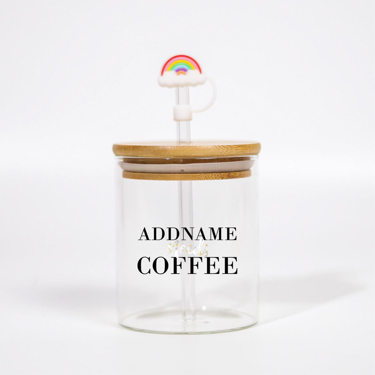 Marble Addname Need Coffee Canicup - Diamond With Black Text