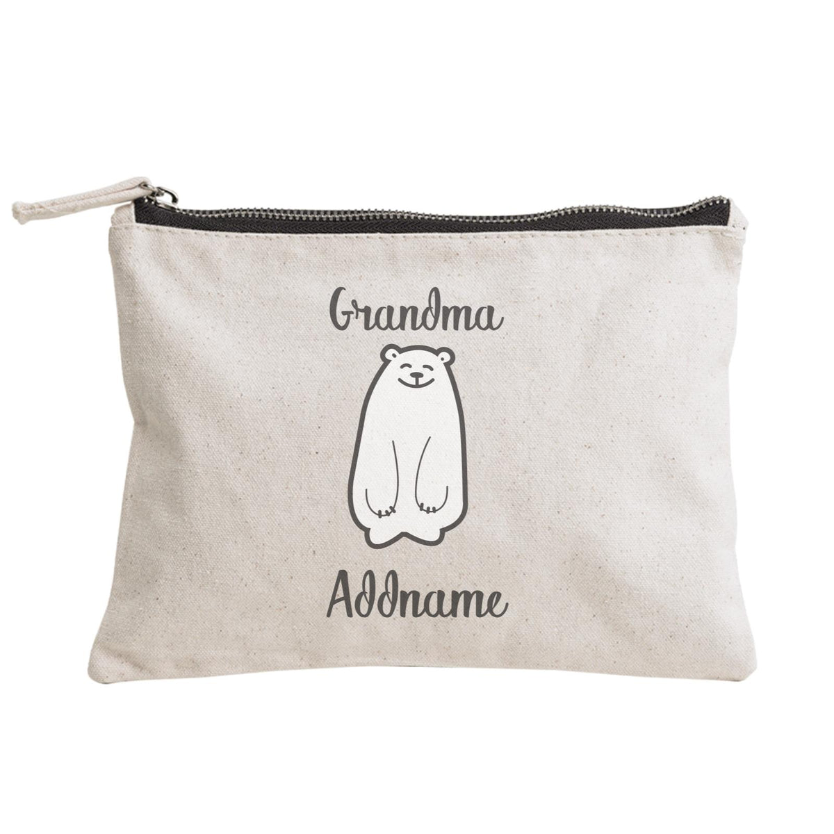 Christmas Series Grandma Bear Zipper Pouch