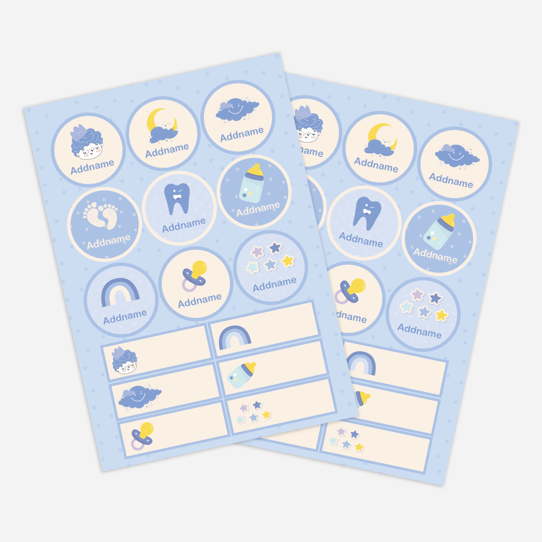 Prince Charming Name Label Stickers