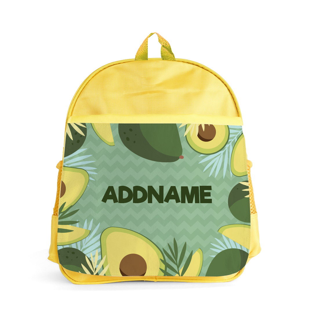 Tasty Avocado Yellow Kiddies Bag