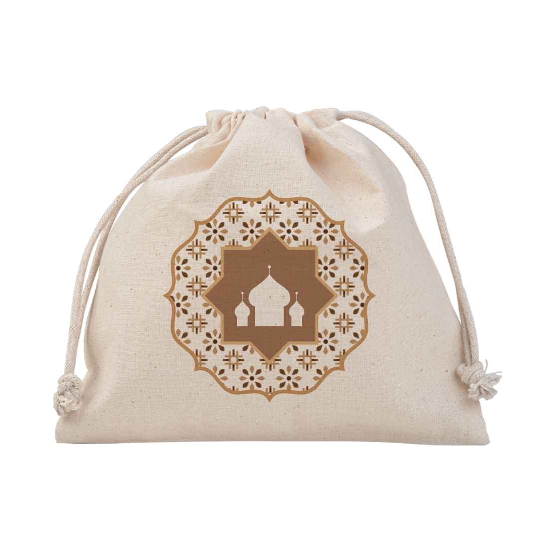 Moroccan Series - Arabesque Tawny Brown Accessories Satchel