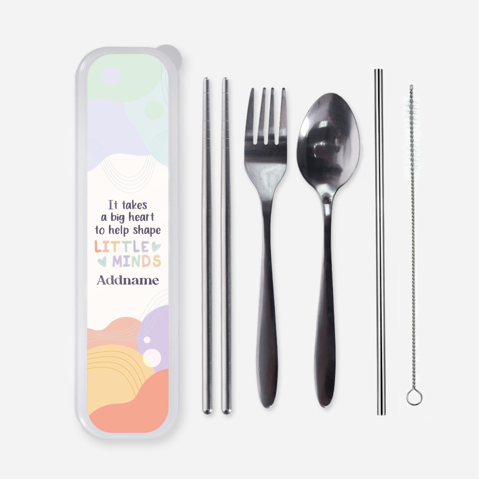 It Takes A Big Heart To Shape A Little Mind Cutlery