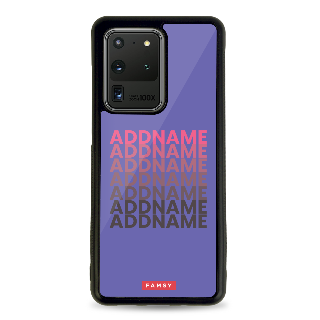 Your Name Series - Berry Yoghurt Samsung Case