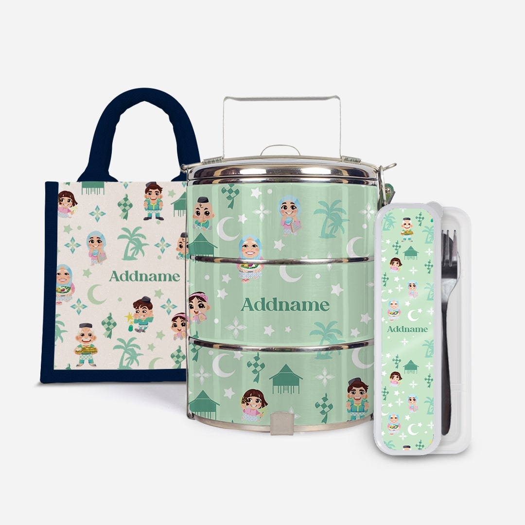 Seindah Lebaran Series - Set Kasih Pastel Green
