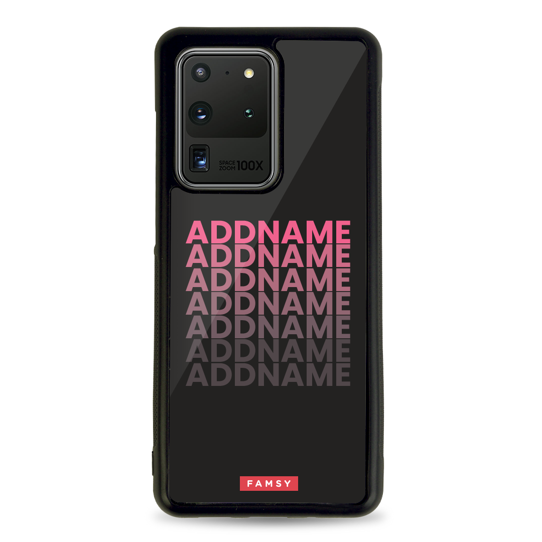 Your Name Series - Carbonated Samsung Case