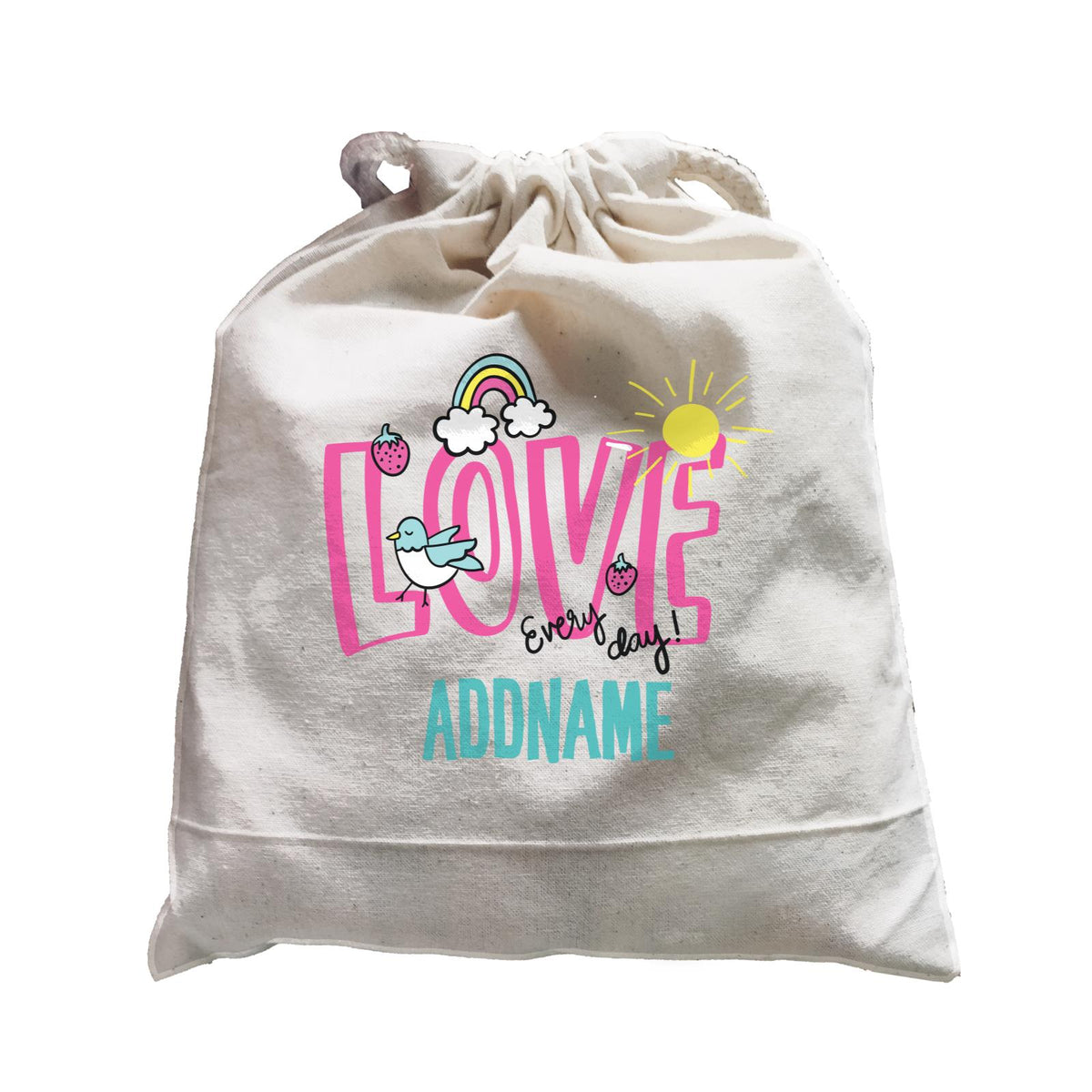 Cool Vibrant Series Love Every Day Addname Satchel