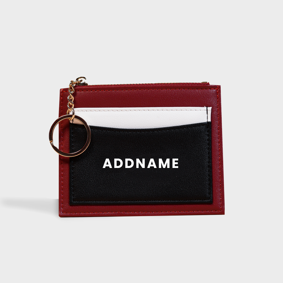 Victoria Chain CardHolder - Maroon